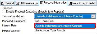 OverridingInstallments